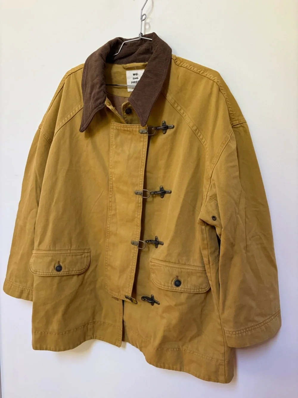 NWOT Free People We The Free Denim Barn Coat Size Medium - Picture 4 of 15